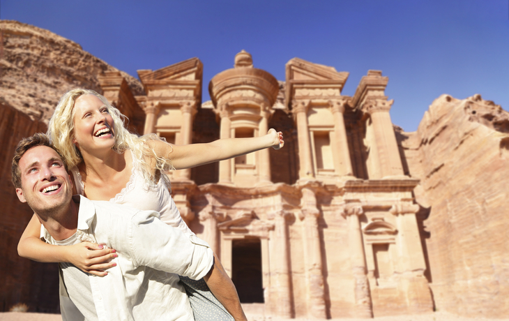 Paar in Jordanien