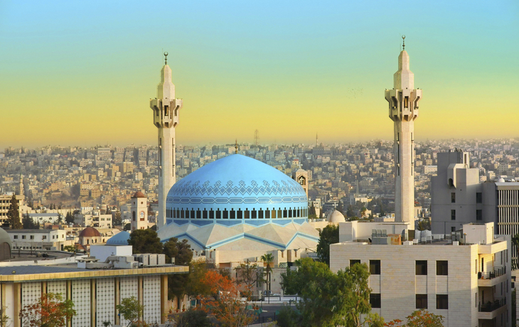 König Abdullah Moschee in Amman, Jordanien