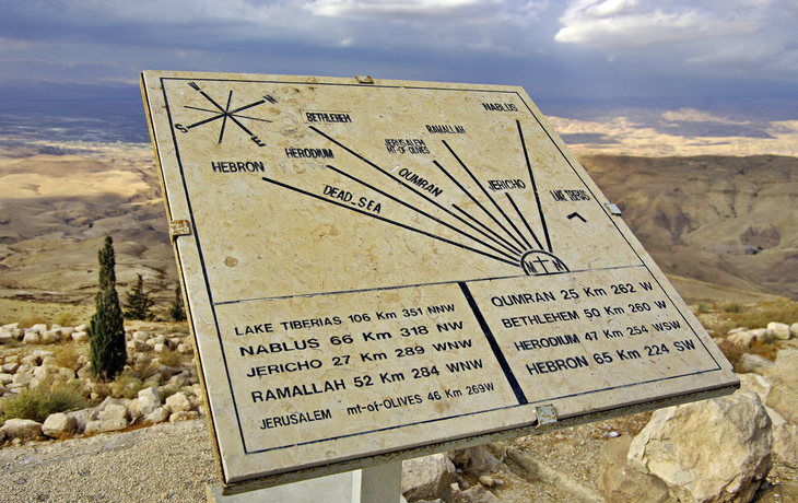 Ausblick vom Berg Nebo ins 