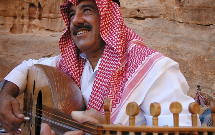 Gitarrenspieler aus Jordanien