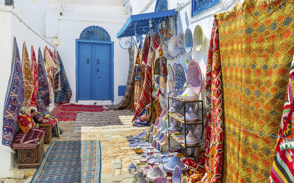 traditioneller Markt in Tunesien