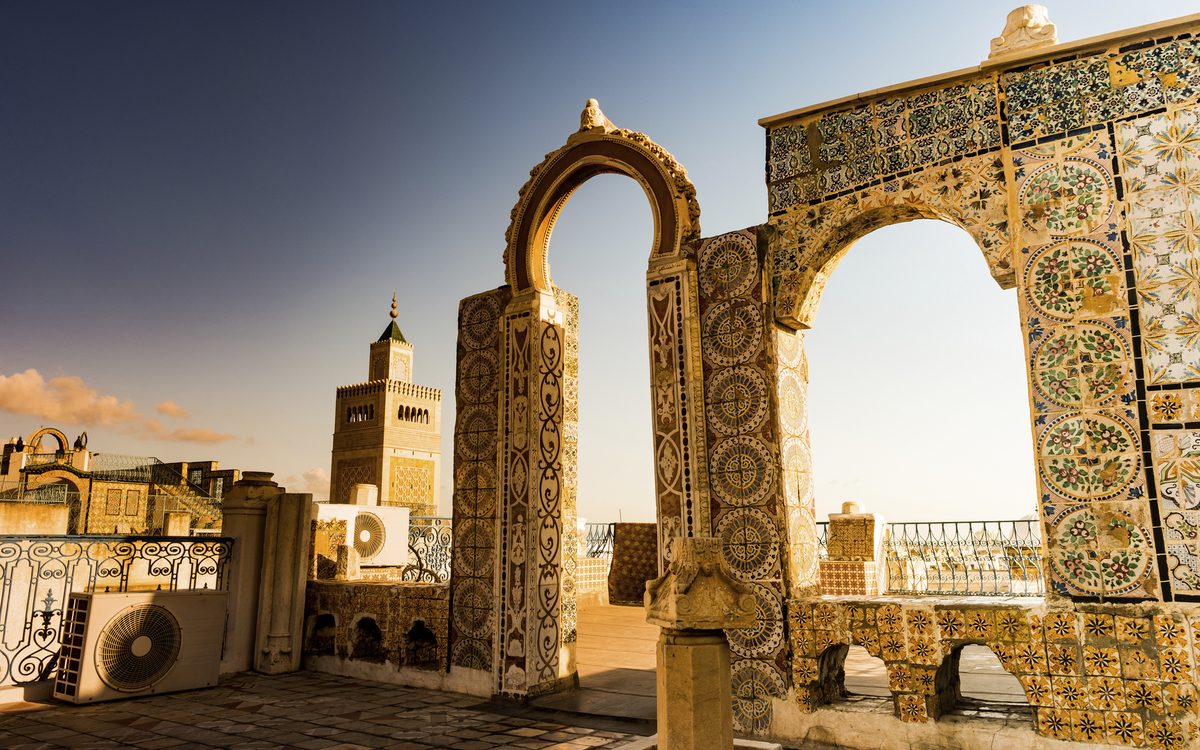 Mosaike in Tunis, Tunesien