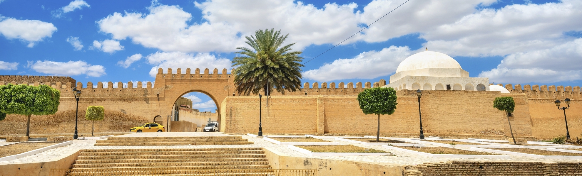 Grosse Moschee in Kairouan, Tunesien