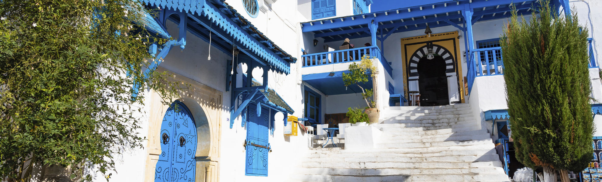Häuser in Sidi Bou Said, Tunesien
