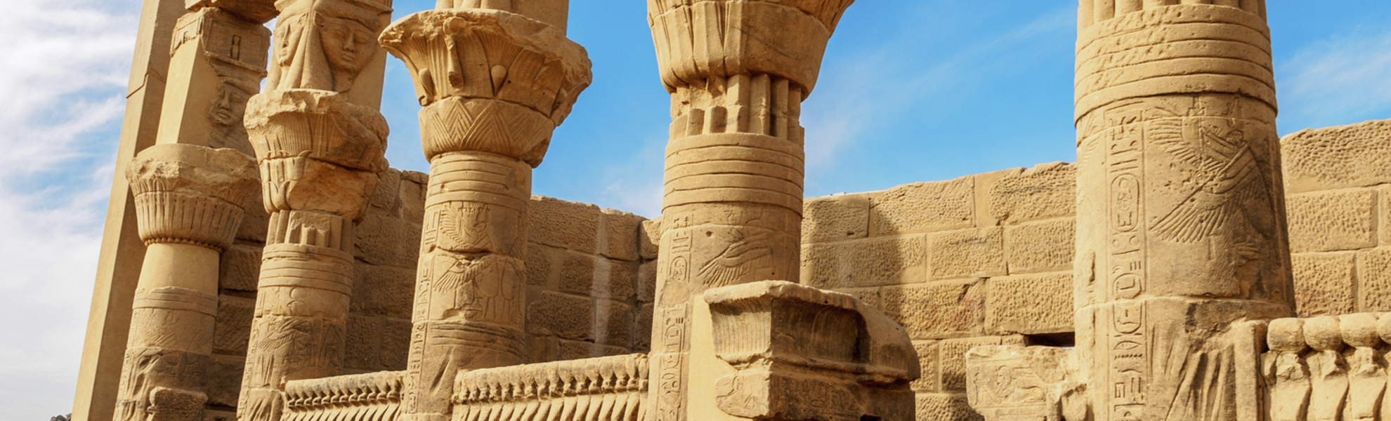 Tempel von Philae auf der Insel Agilkia in Ägypten