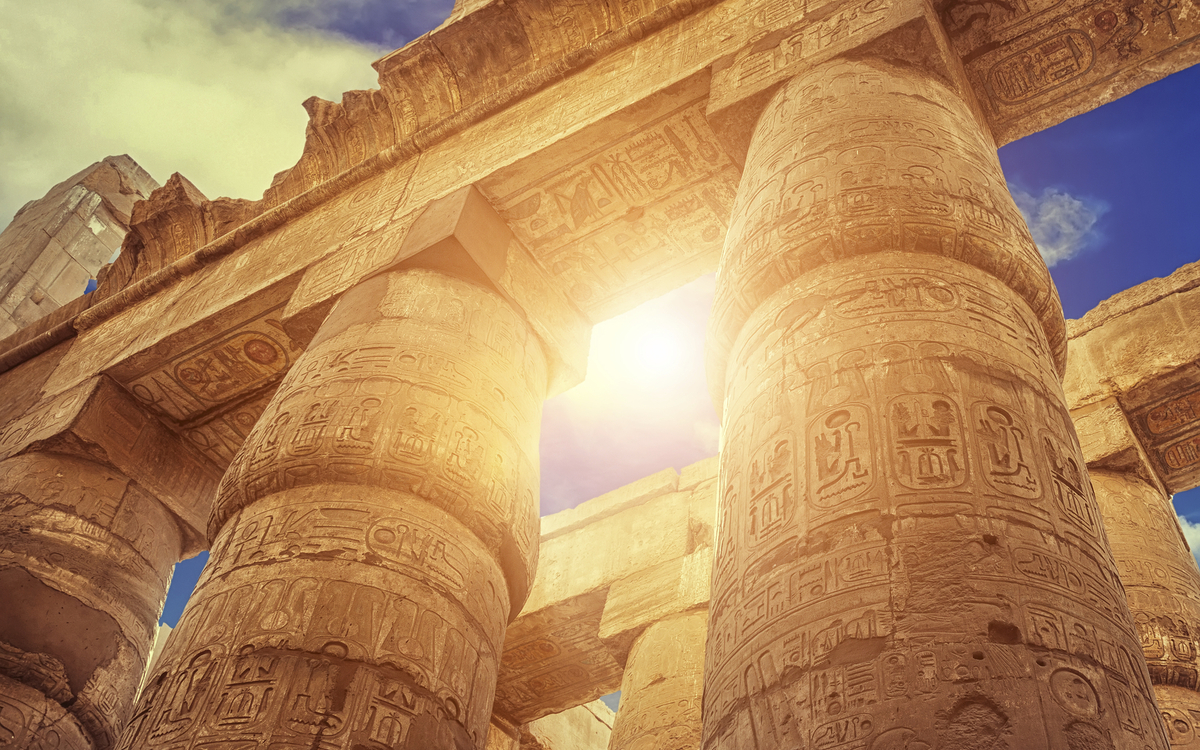 Karnak Tempel in Luxor, Ägypten