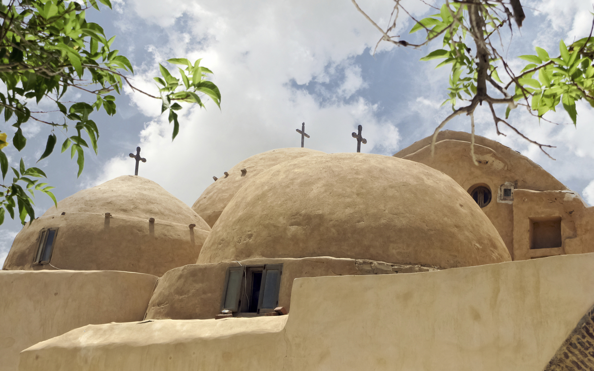 Das St. Bishoy Kloster in Wadi Natrun, Ägypten