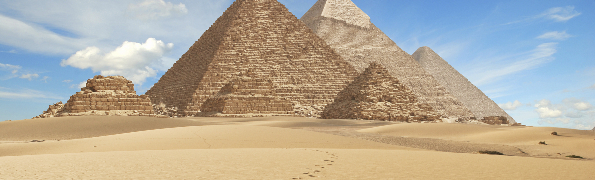 Pyramiden von Gizeh in Ägypten