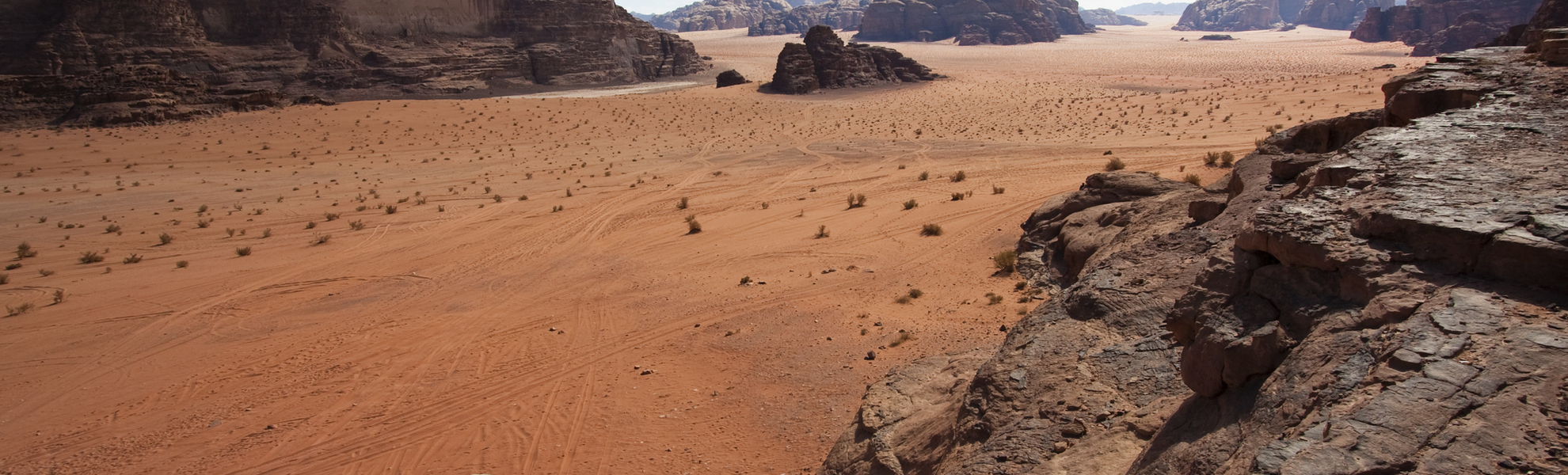 Wüstenwildnis Wadi Rum in Jordanien