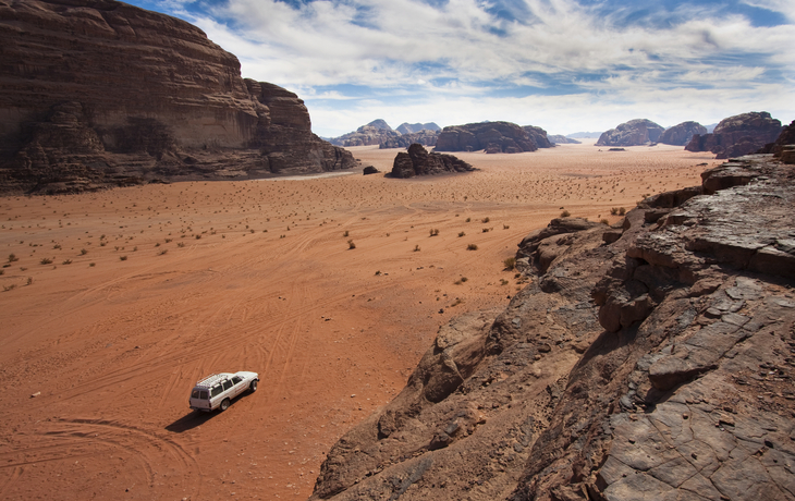 Wüstenwildnis Wadi Rum in Jordanien