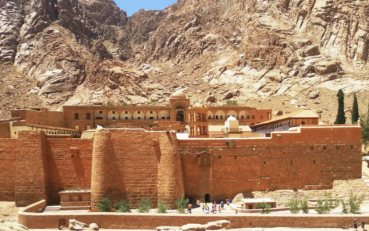 Katharinenkloster im Sinai in Ägypten