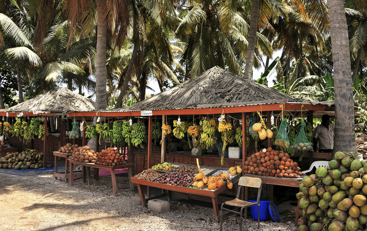 Marktstände in Salalah, Oman