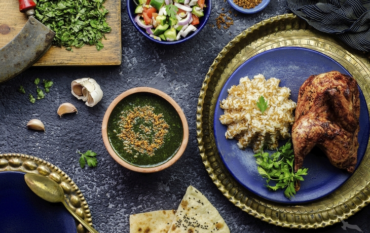 arabisches Gericht 'Molokhia', Ägypten