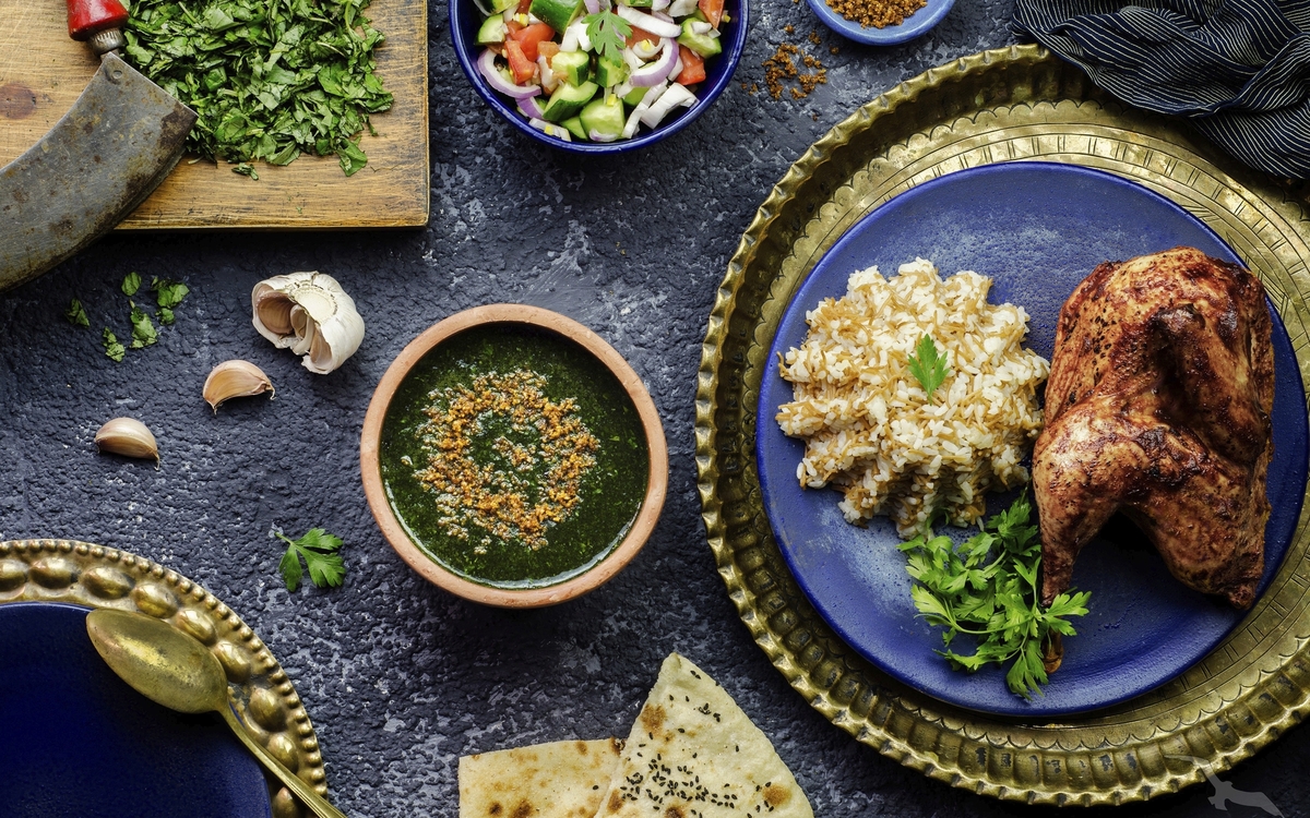 arabisches Gericht 'Molokhia', Ägypten