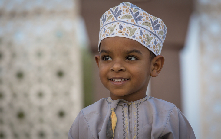 Kind im Oman