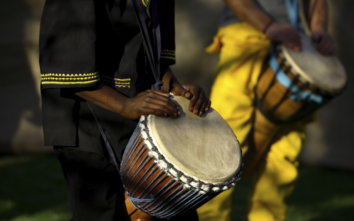 Traditionelle afrikanische Trommeln