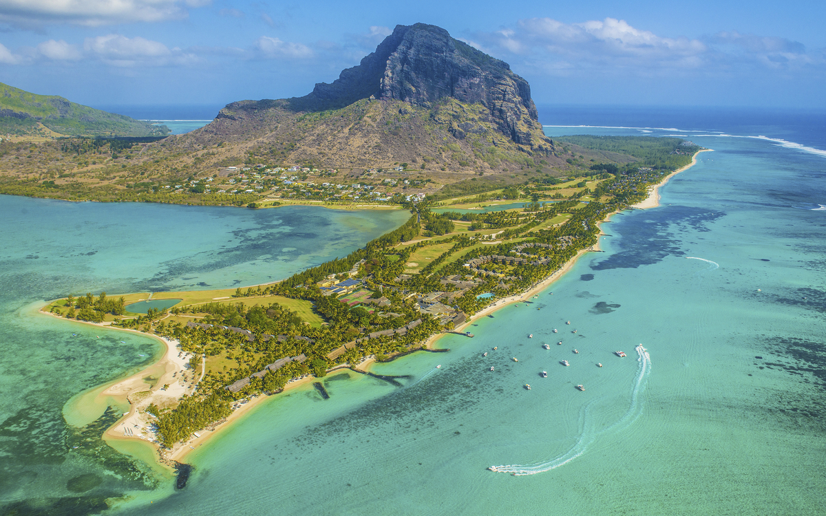 Blick über Mauritius