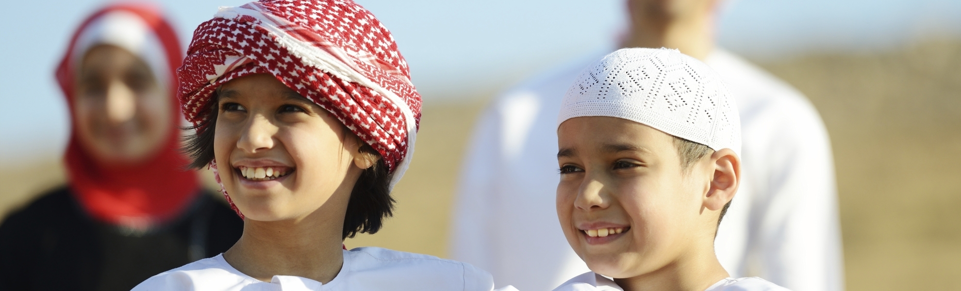 Kinder aus den Vereinigten Arabischen Emiraten