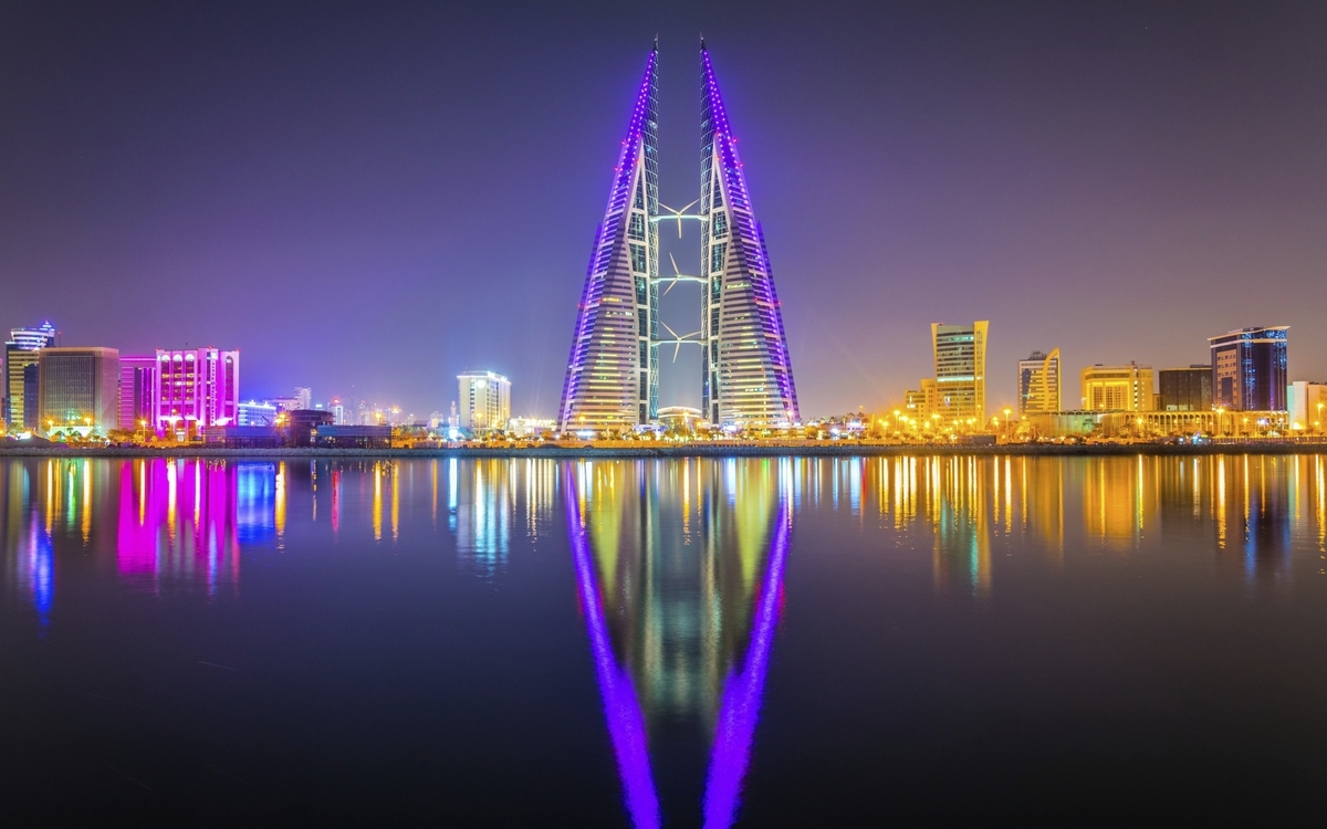 Skyline von Manama, Bahrain