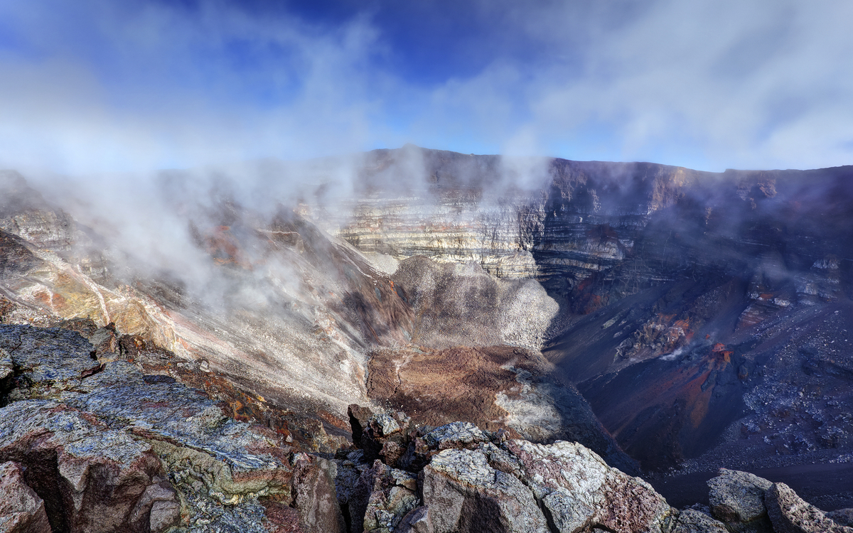 Der Dolmieu Krater auf La Réunion