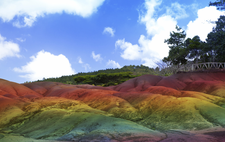 Die Siebenfarbige Erde von Chamarel, Mauritius