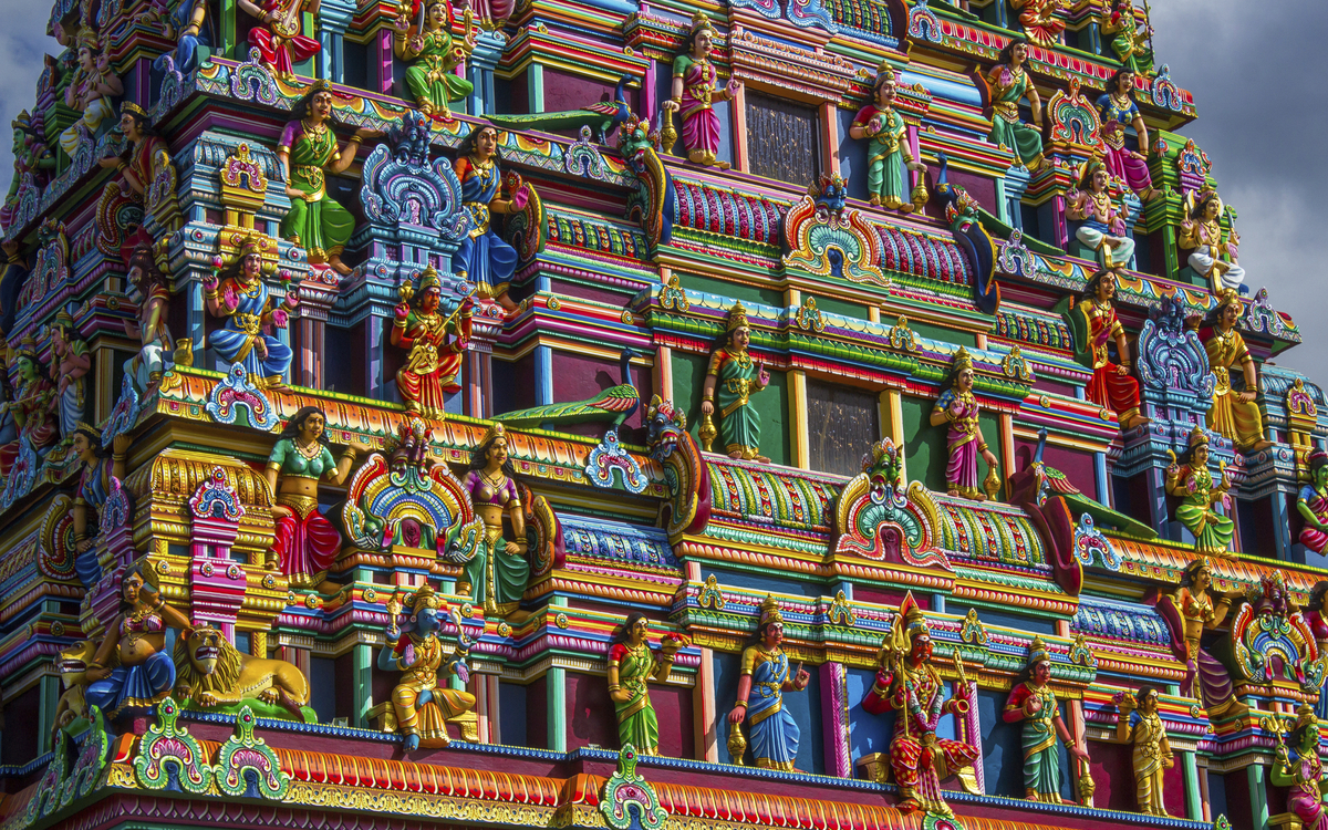Hindu Tempel auf La Reunion