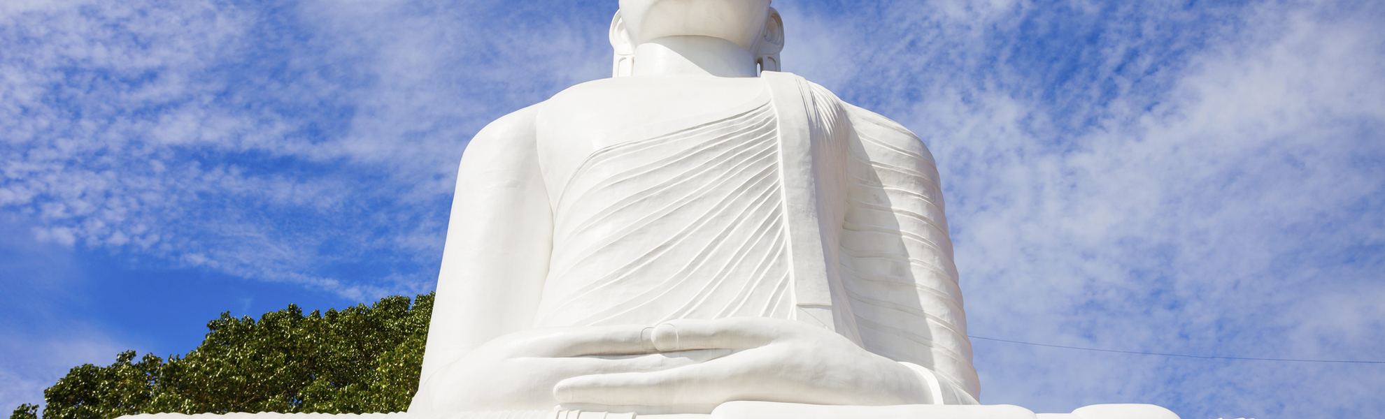 Buddha Statue in Bahirawa, Sri Lanka