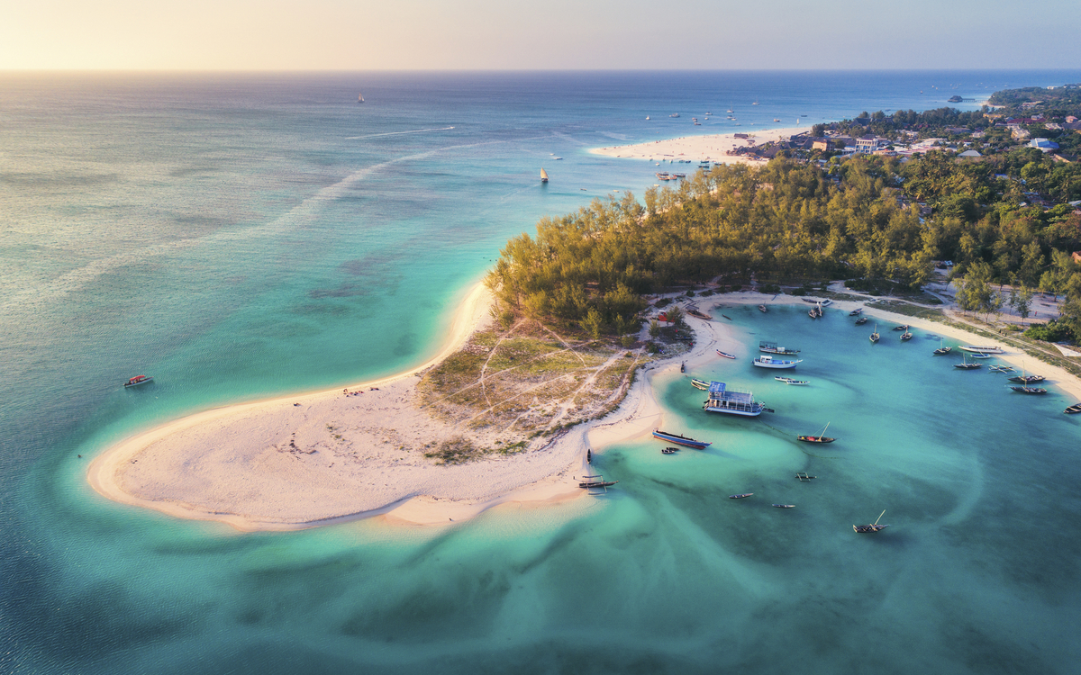 Bucht in Sansibar, Tansania