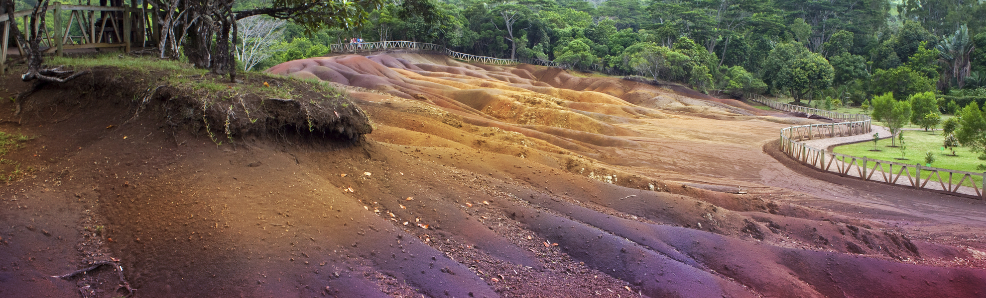 Siebenfarbige Erde in Mauritius