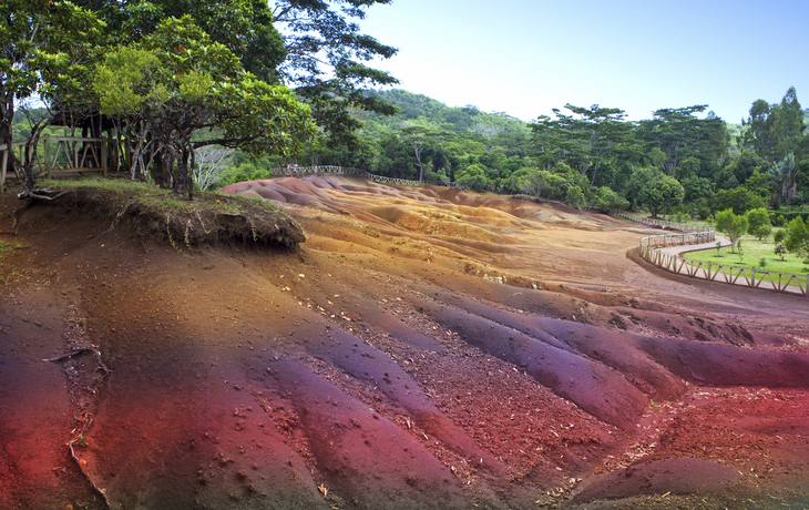Siebenfarbige Erde in Mauritius