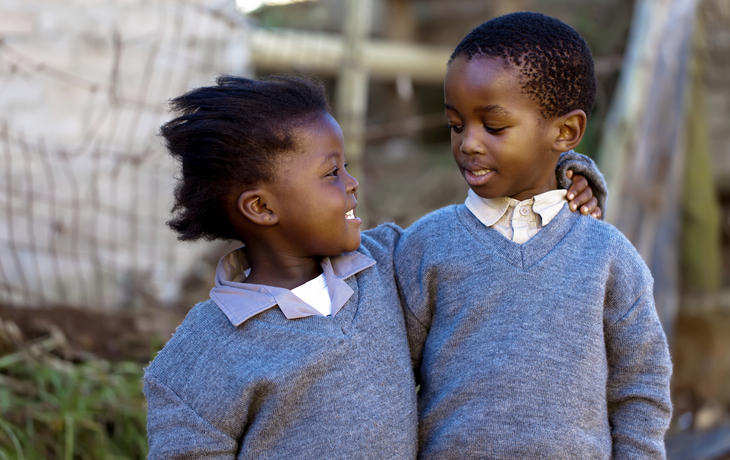 Kinder aus Südafrika