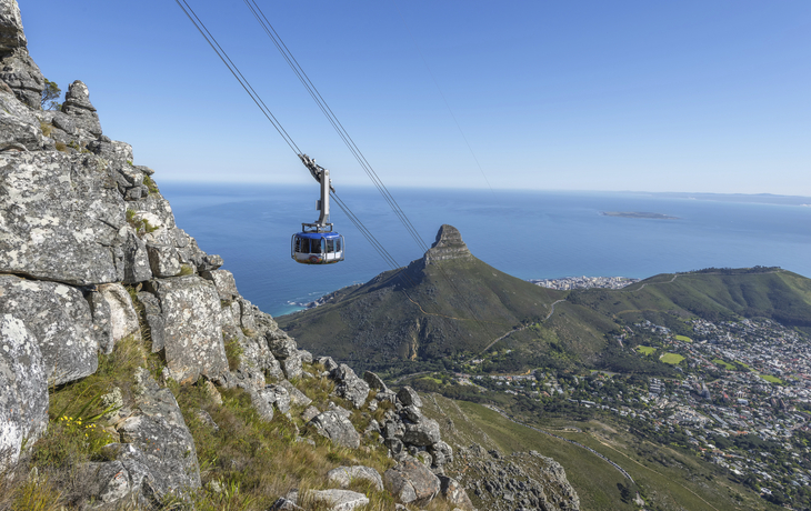 Seilbahn auf den Tafelberg in Kapstadt, Südafrika