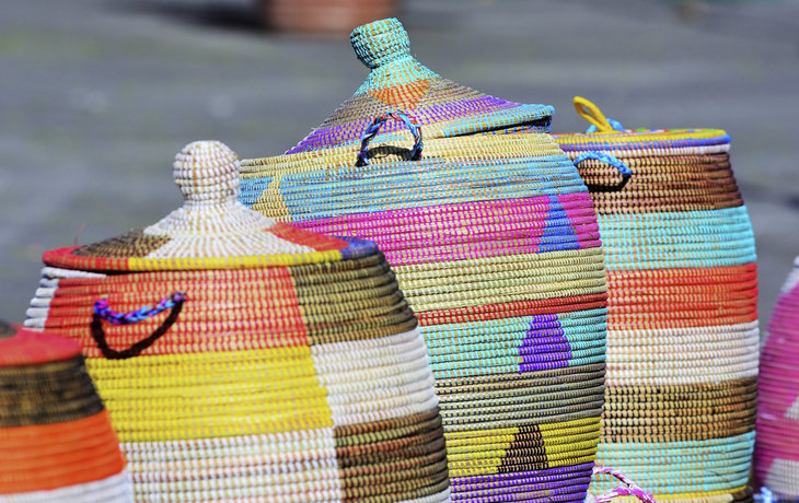 Koerbe aus Meeresgras, Afrika