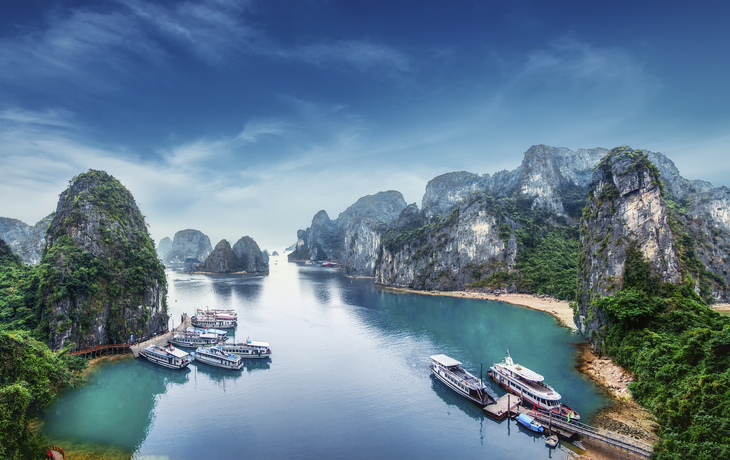 Panorama von Halong Bay, Vietnam