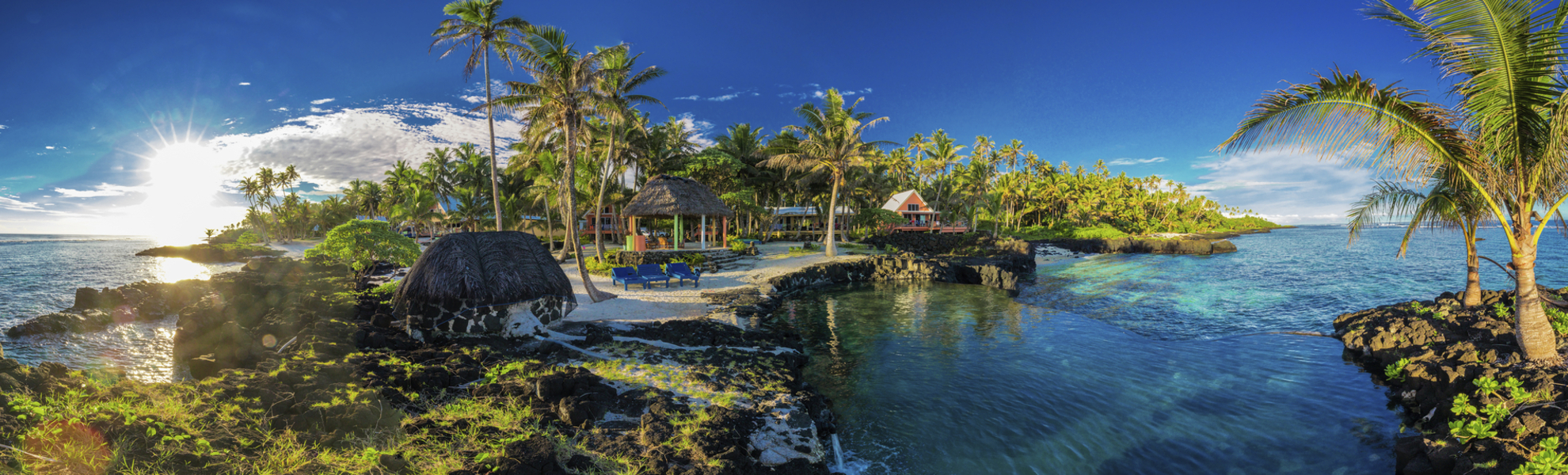 Panorama in Upolu, Samoa