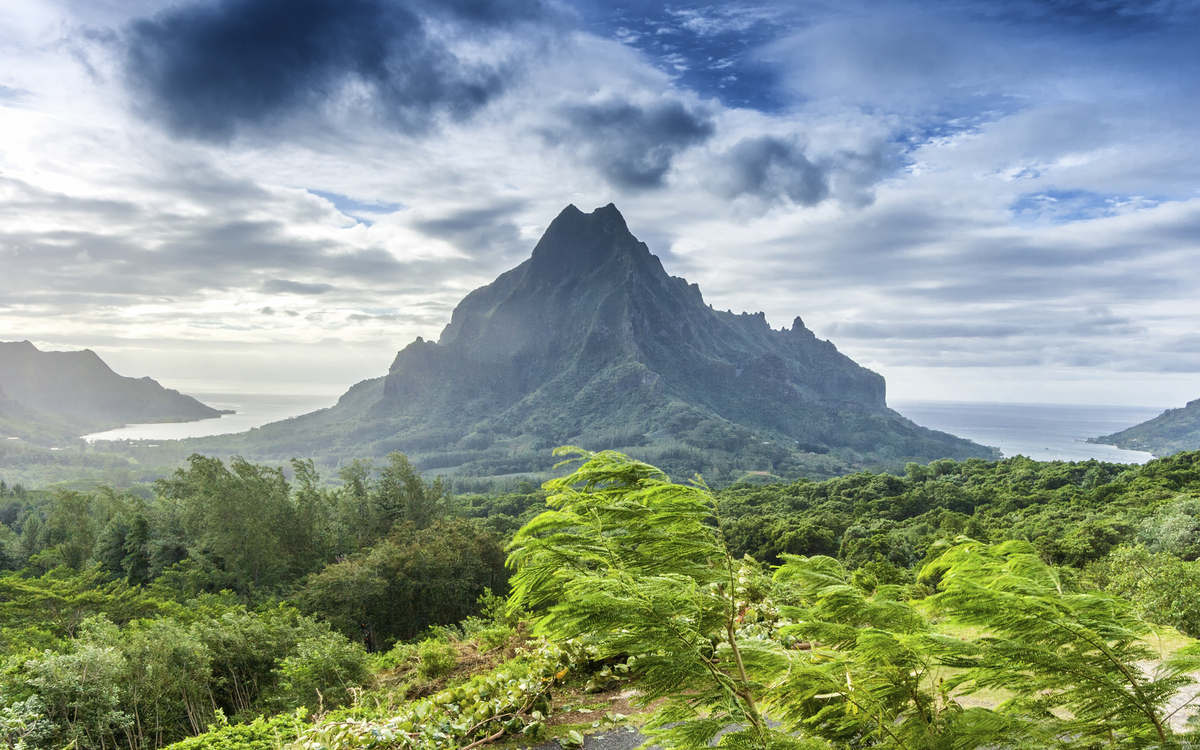 Landschaft von Moorea, Französisch Polynesien