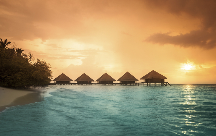 Lagunen Strand in Moorea, Französisch Polynesien