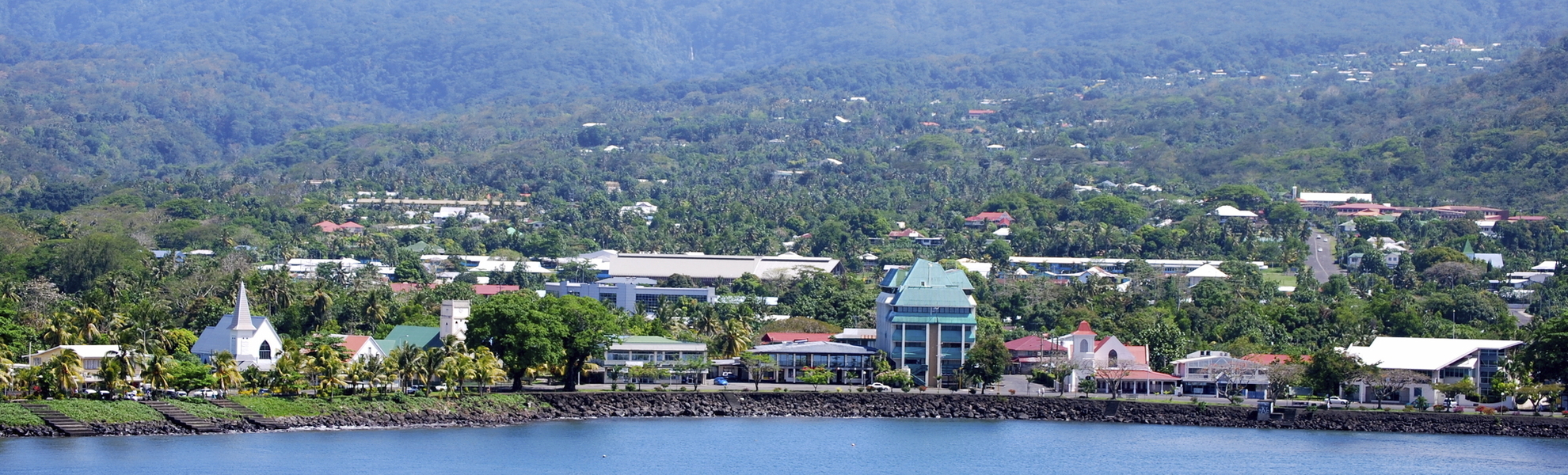 Küste und Bergland von Samoa