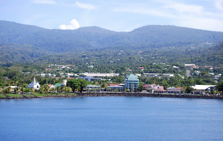 Küste und Bergland von Samoa