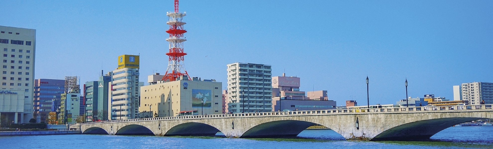 Niigata, Fluss Panorama