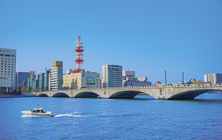 Niigata, Fluss Panorama
