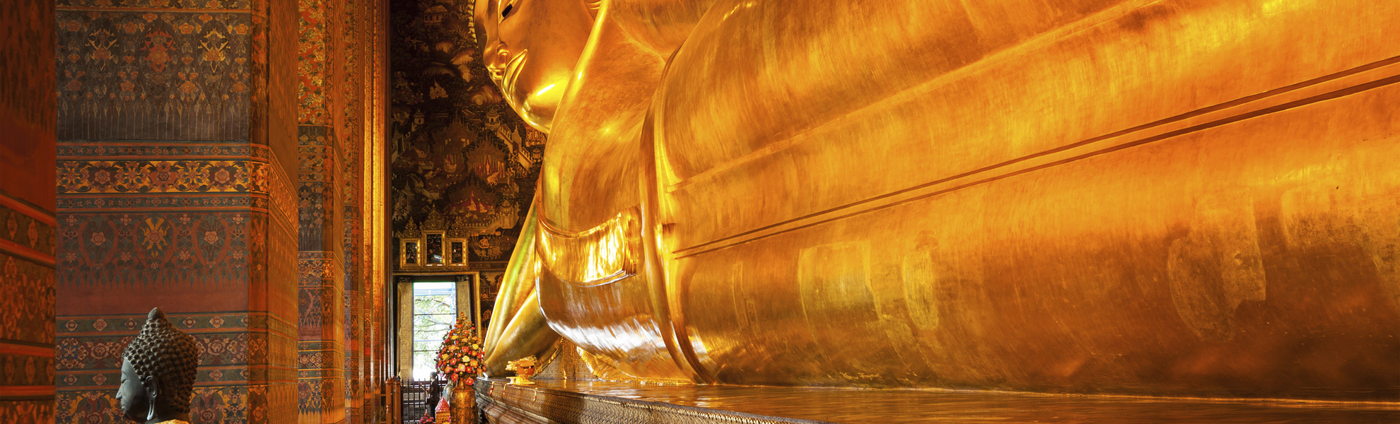 Innenansicht von Wat Po, Thailand