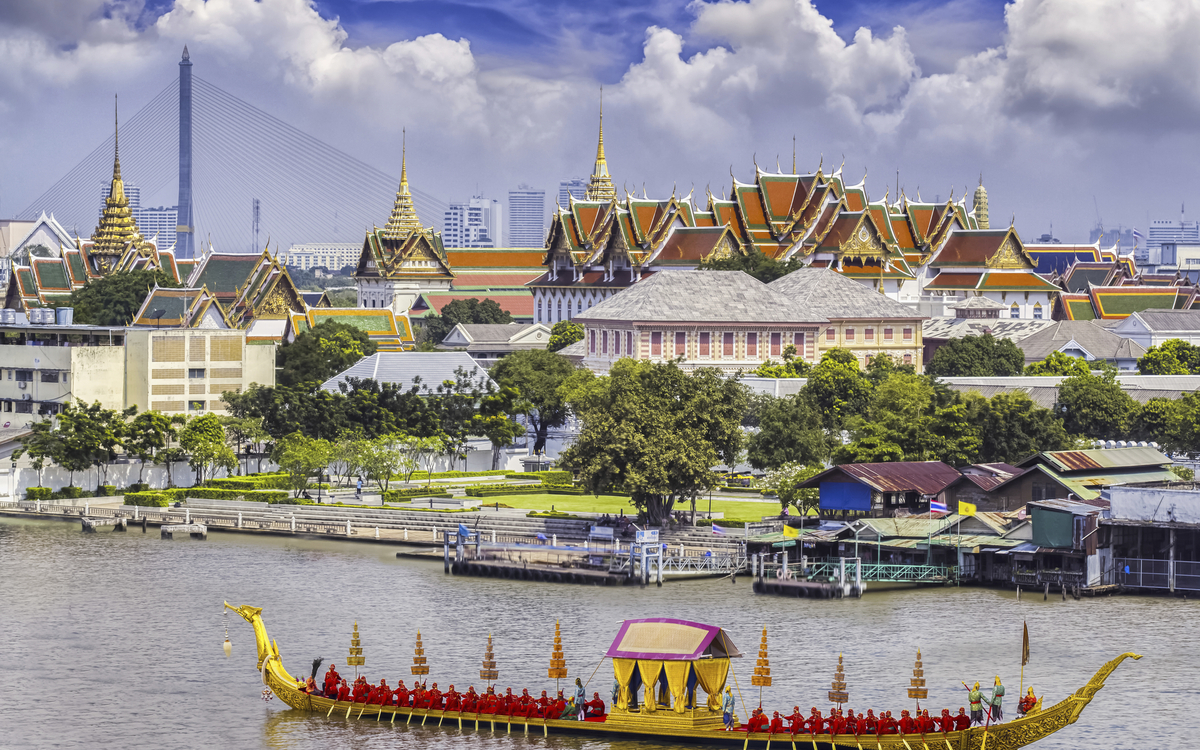 Ehemalige Residenz 'Großer Palast' der Könige von Siam in Bangkok, Thailand