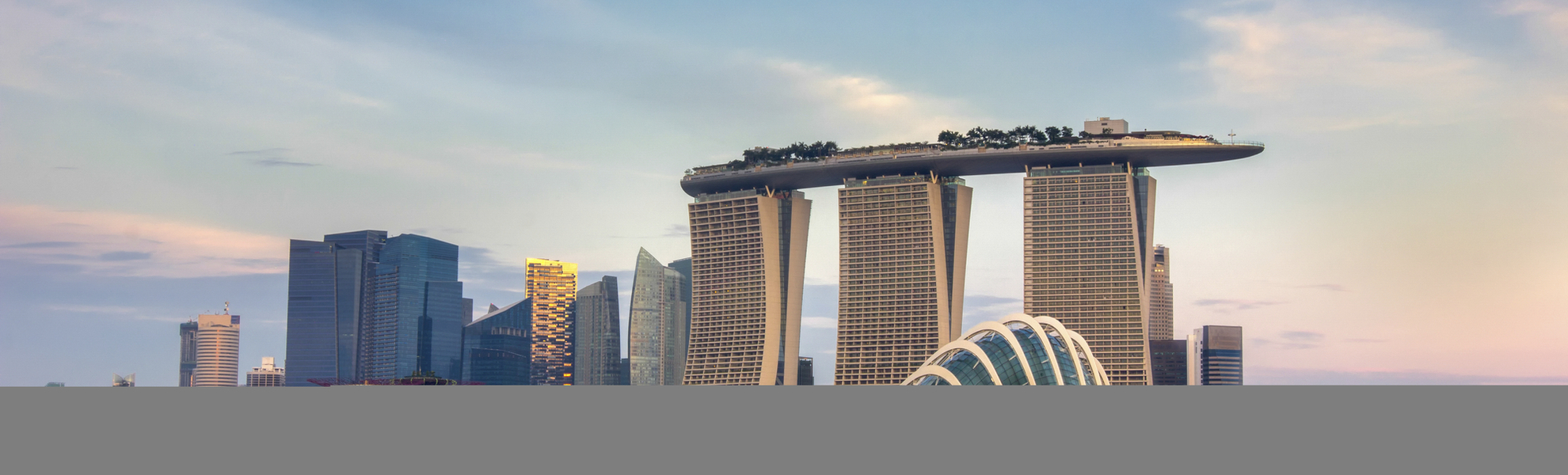 Skyline von Singapur