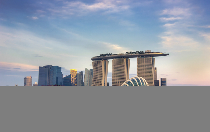 Skyline von Singapur
