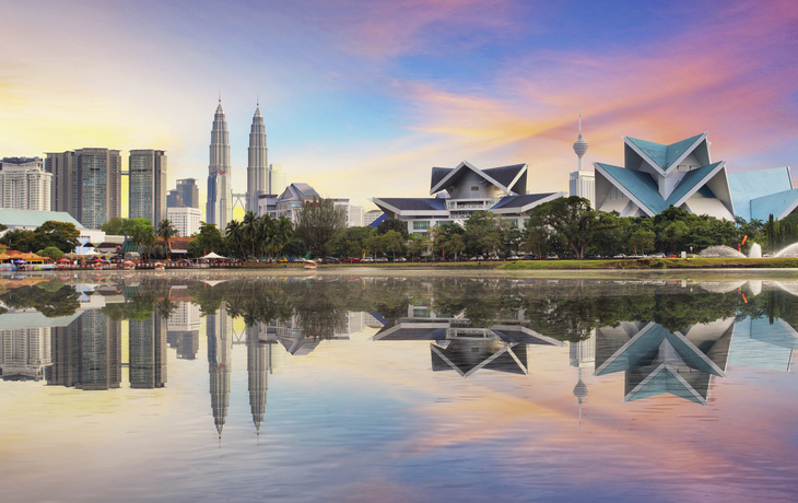 Skyline von Kuala, Malaysia