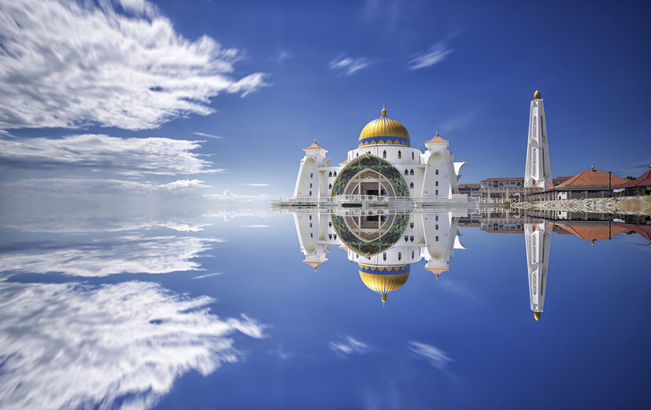 Straits Moschee in Malakka, Malaysia