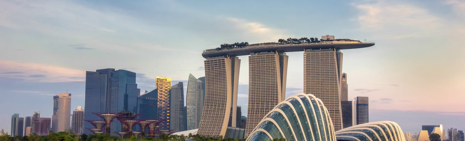 Skyline von Singapur