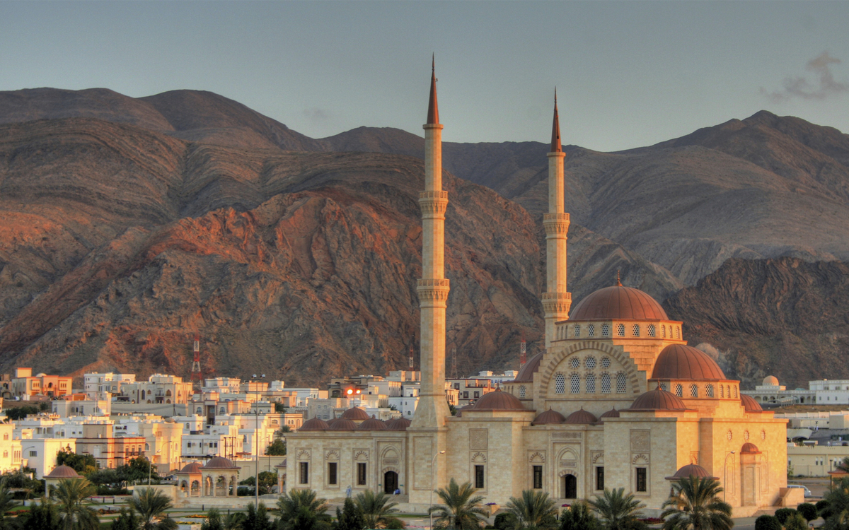 Blick über die Dächer von Muscat, Oman