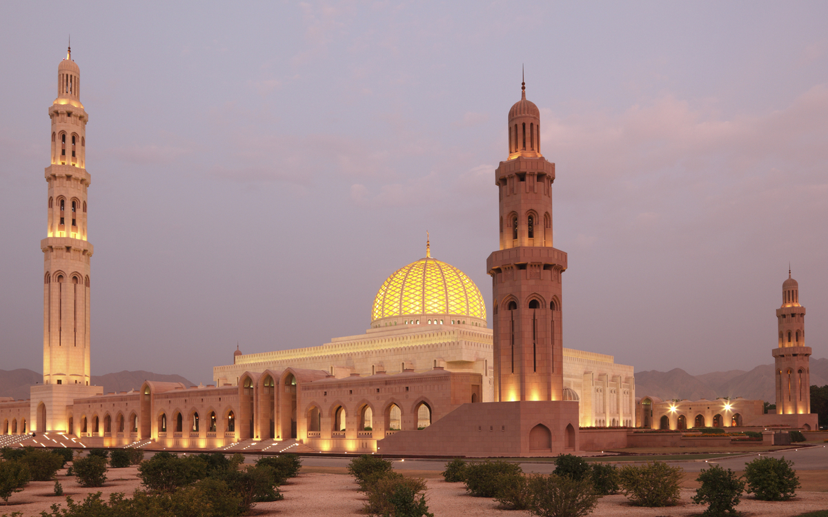 Große Sultan-Qabus-Moschee in Maskat, Oman